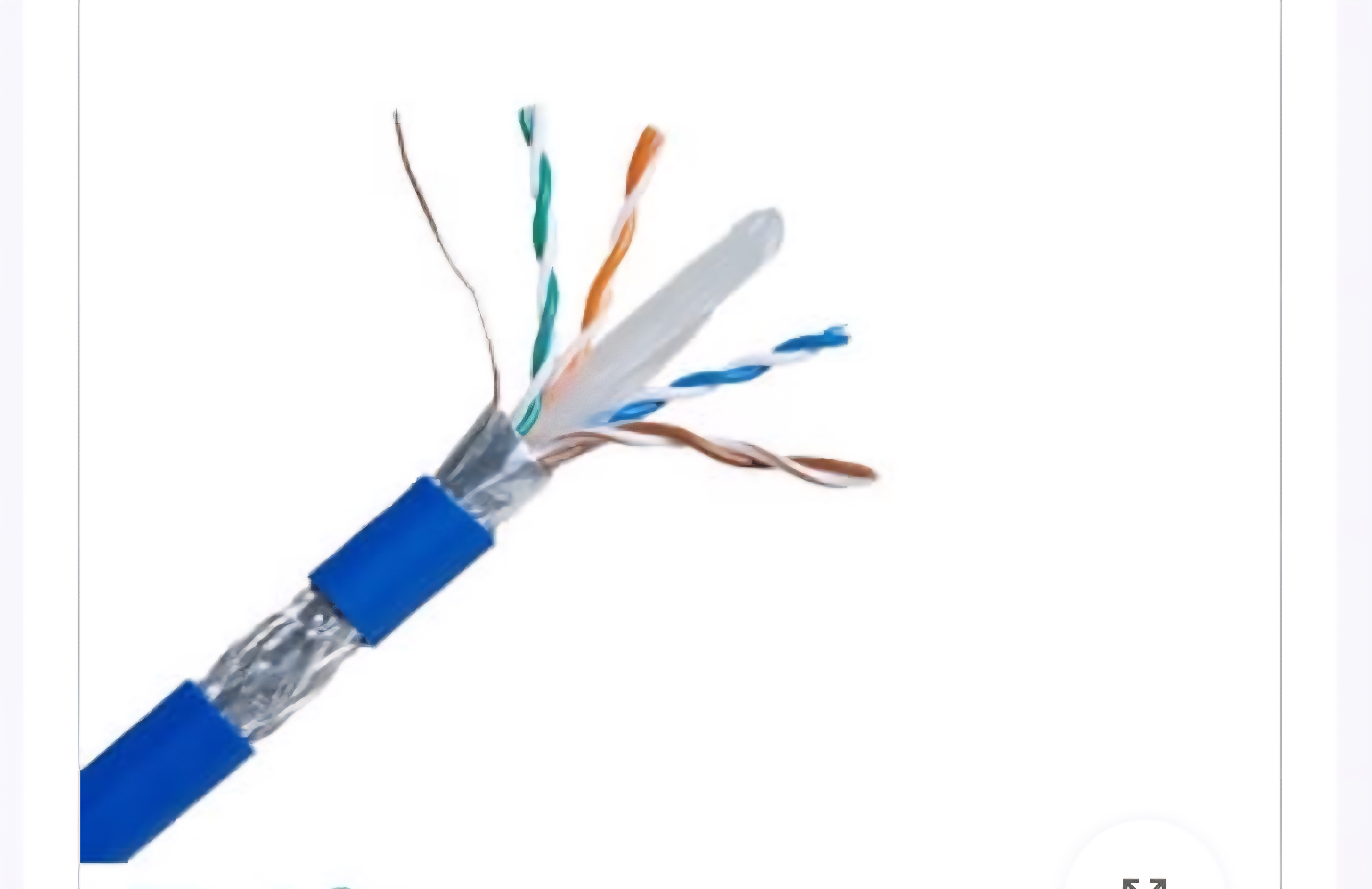 کابل شبکه رویان CAT5 UTP PVC