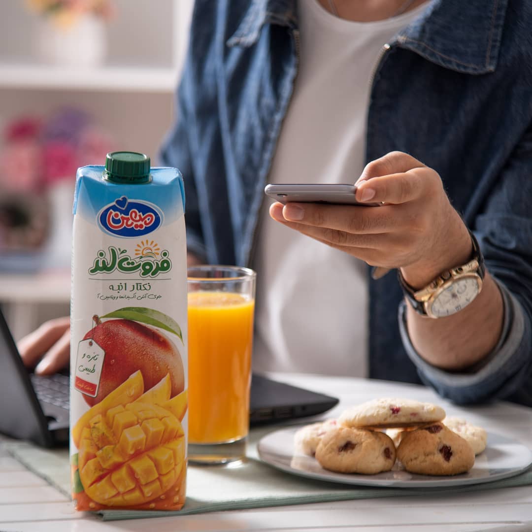 تصویر 4 از فروش آبمیوه پاکتی انبه فروت لند
