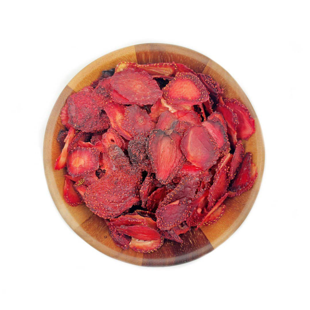 تصویر 2 از خرید استثنایی توت‌ فرنگی خشک دمنوشی + قیمت رقابتی