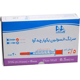 تصویر 3 از خرید سرنگ انسولین آوا یکپارچه + قیمت فروش استثنایی