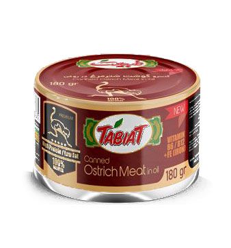 تصویر 1 از خرید و قیمت کنسرو گوشت شترمرغ طبیعت + فروش عمده