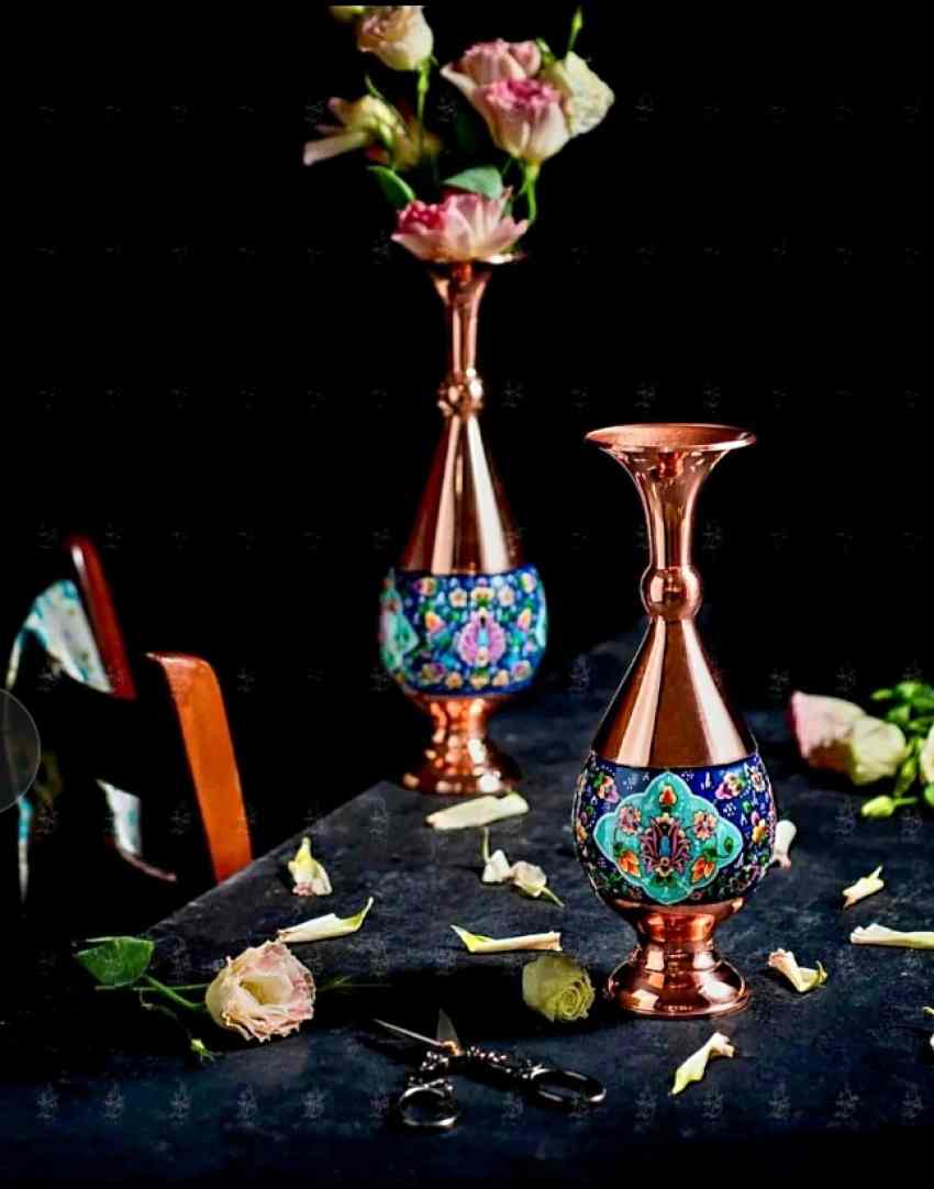 تصویر 1 از گلدان مس و پرداز اصفهان + با قیمت مناسب