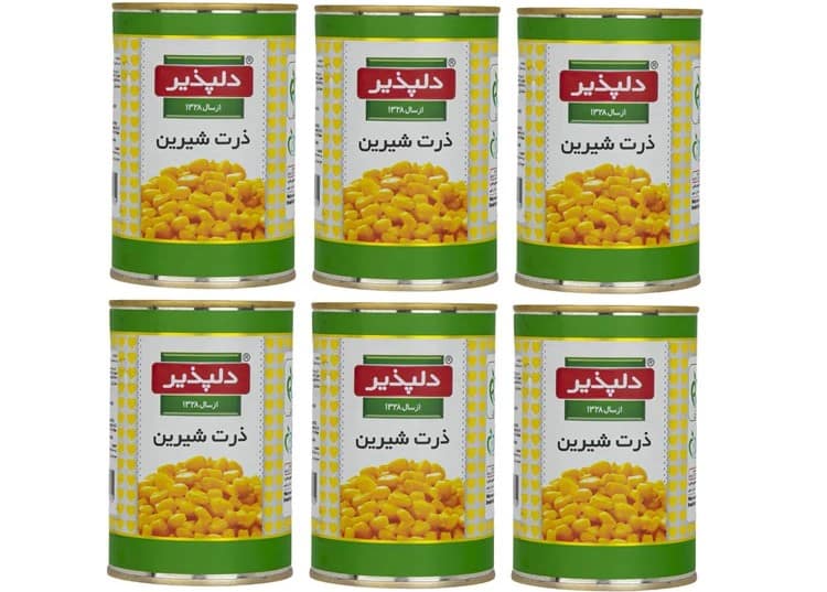 تصویر 4 از خرید و قیمت کنسرو ذرت شیرین دلپذیر + فروش صادراتی