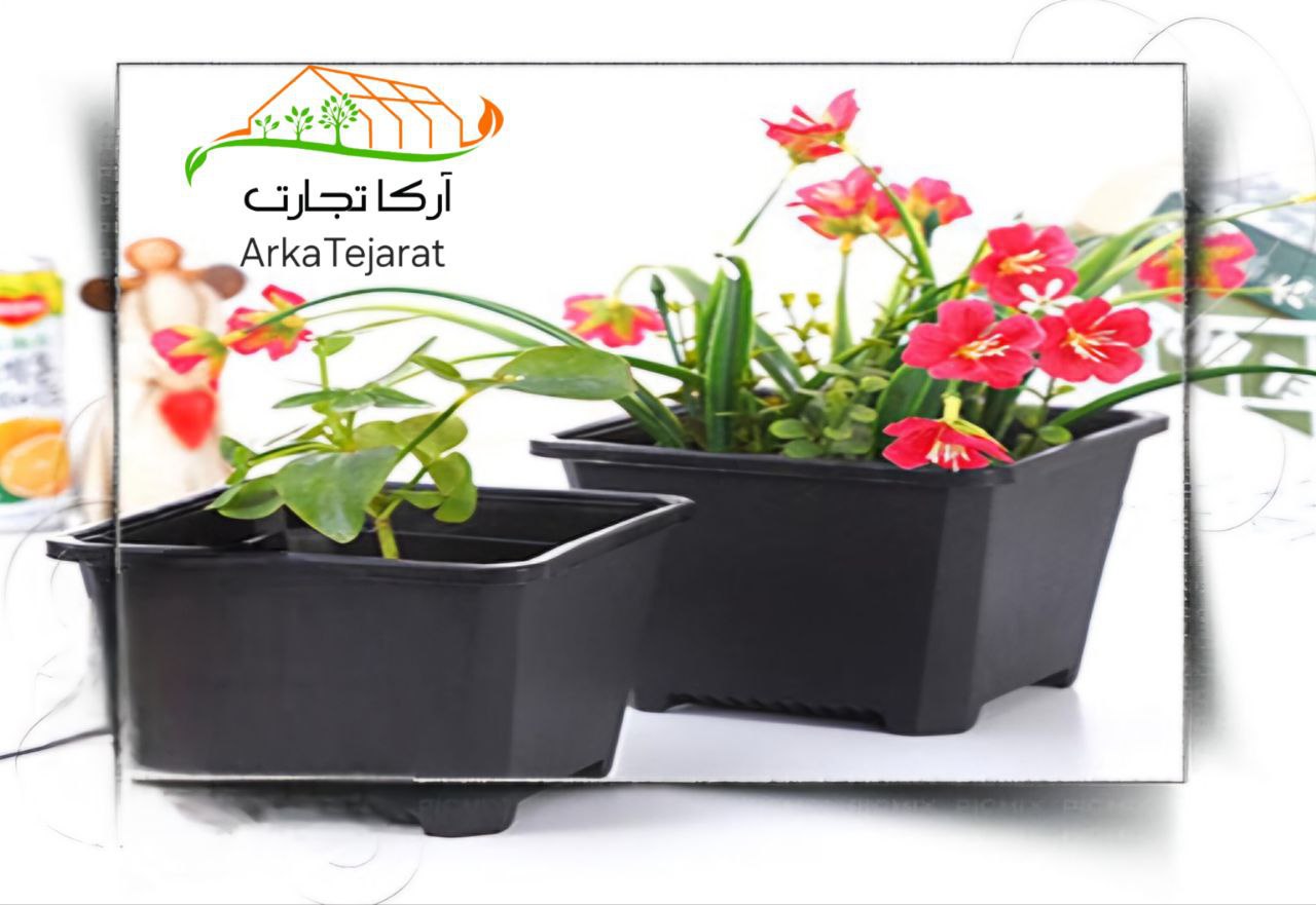 تصویر 4 از خرید و فروش انواع گلدان پلاستیکی مشکی + قیمت بی‌ واسطه و ارزان