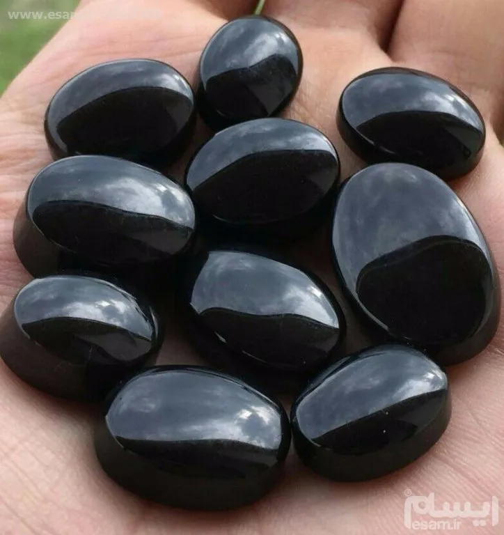تصویر 2 از فروش سنگ عقیق سیاه