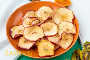 تصویر 2 از خرید سیب خشک حرارتی + فروش ارزان و با کیفیت