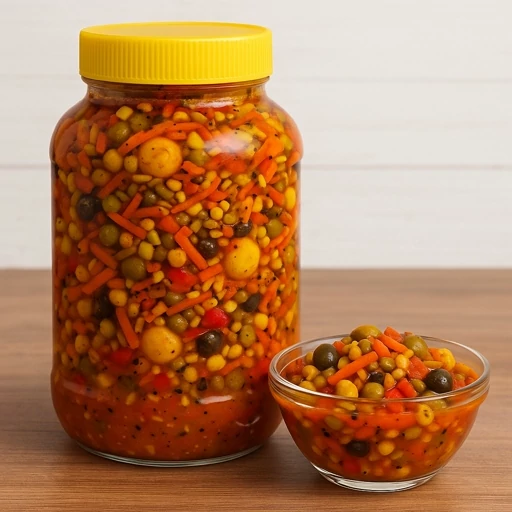 تصویر 1 از خرید و قیمت ترشی اسپانیایی با قارچ + فروش صادراتی