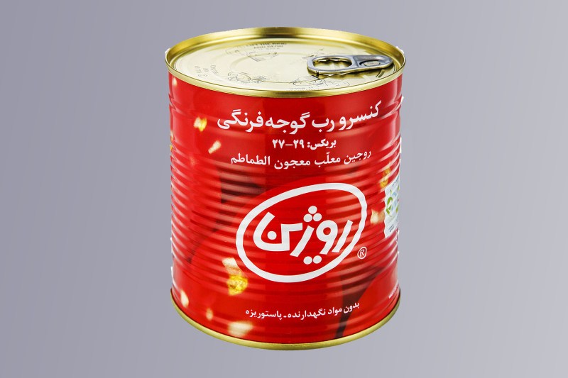 خرید و فروش رب گوجه فرنگی روژین + فروش عمده