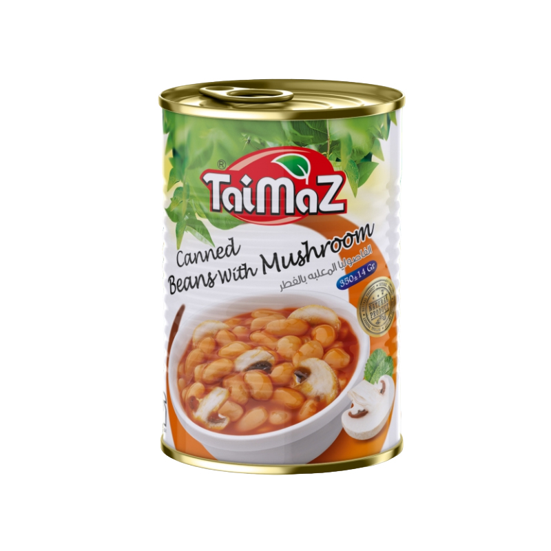 تصویر 1 از قیمت کنسرو لوبیا چیتی با قارچ در قوطی 370 گرمی با فروش استثنایی