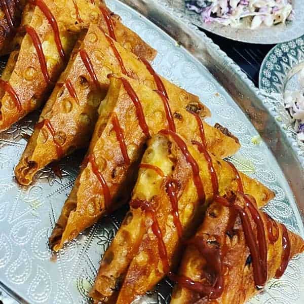 تصویر 2 از خرید سمبوسه نیمه آماده پیتزایی + قیمت فروش استثنائی