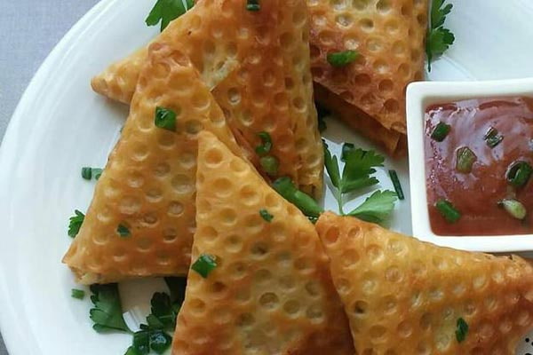 تصویر 1 از قیمت خرید سمبوسه نیمه آماده سبزیجات + فروش ویژه