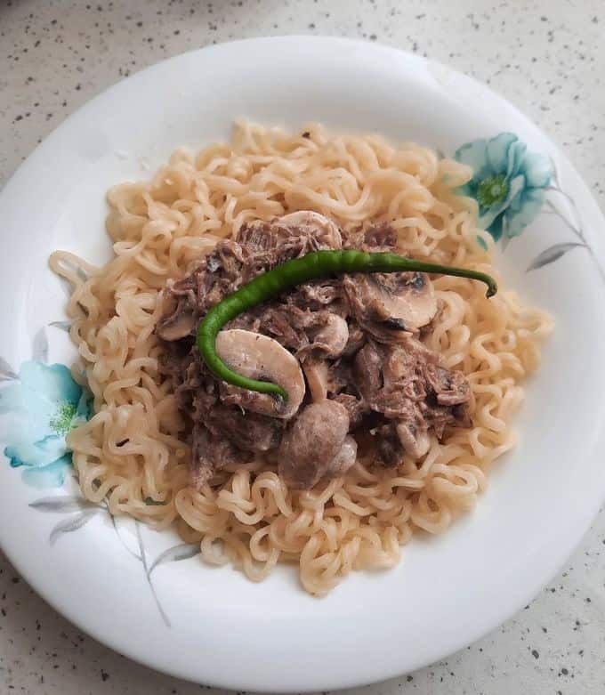 تصویر 2 از فروش نودل قارچ و پنیر + قیمت خرید به صرفه