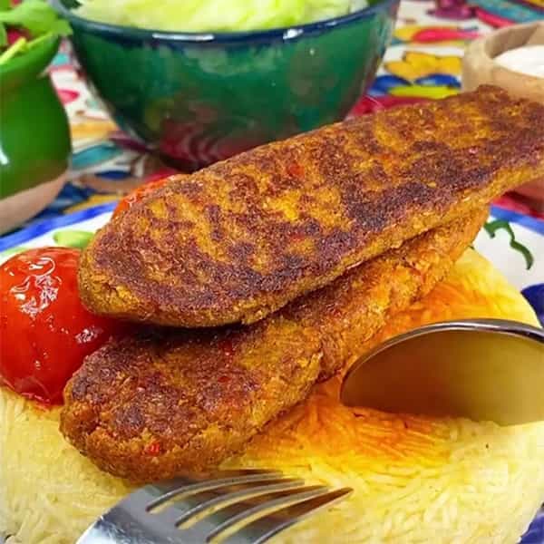 تصویر 1 از خرید وقیمت کباب لقمه نیمه آماده گیاهی + فروش عمده