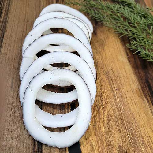 تصویر 1 از فروش نارگیل حلقه ای خشک حرارتی فله + قیمت مناسب