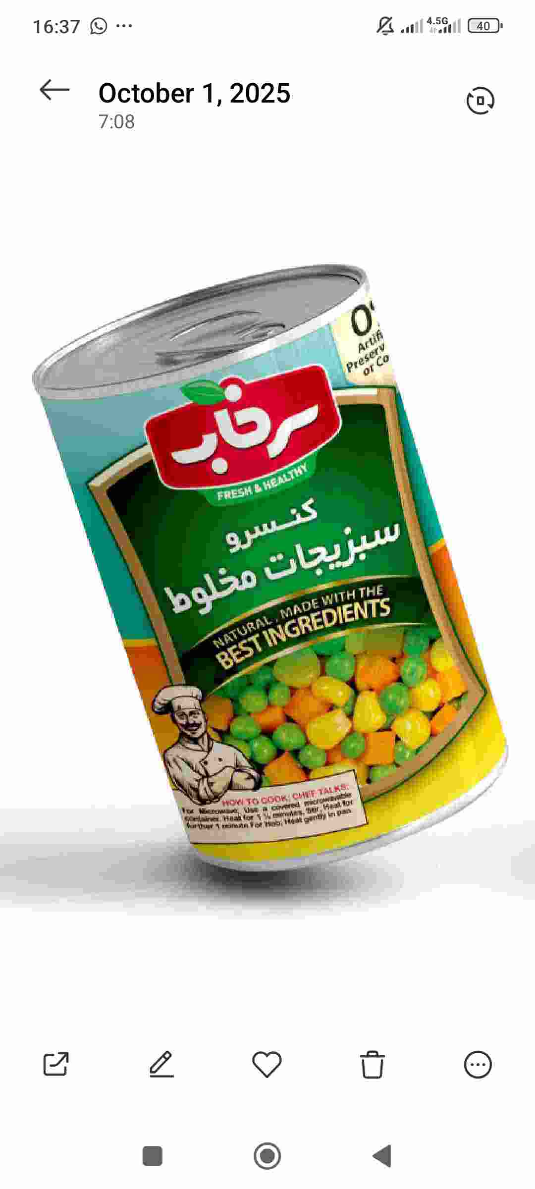 تصویر 3 از خرید کنسرو لوبیا سبز + خرید بسیار ارزان در بازار داخلی