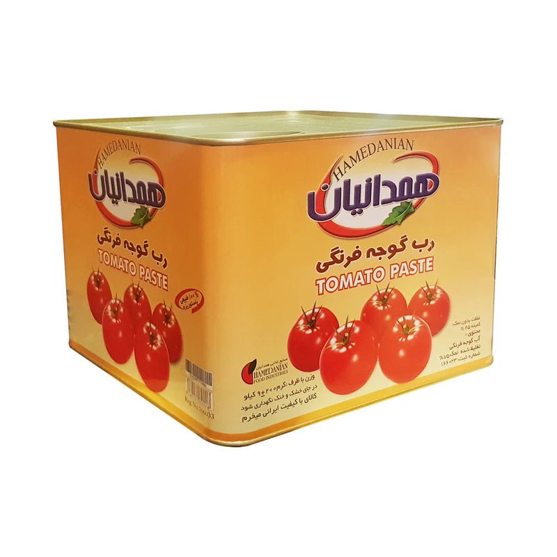 فروش آنلاین رب گوجه‌ فرنگی حلب بدون هیچ افزودنی با بهترین رنگ