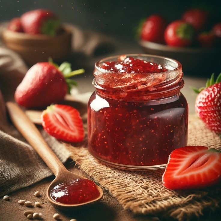 تصویر 1 از خرید و فروش مربا توت فرنگی شرکتی با شرایط فوق العاده