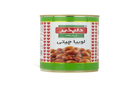 تصویر 1 از خرید جدید ترین انواع کنسرو لوبیا چیتی دلپذیر
