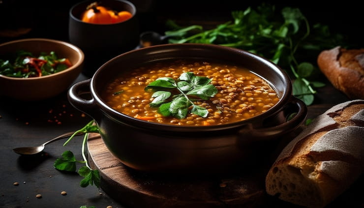 سوپ عدس نیمه آماده + خرید باور نکردنی