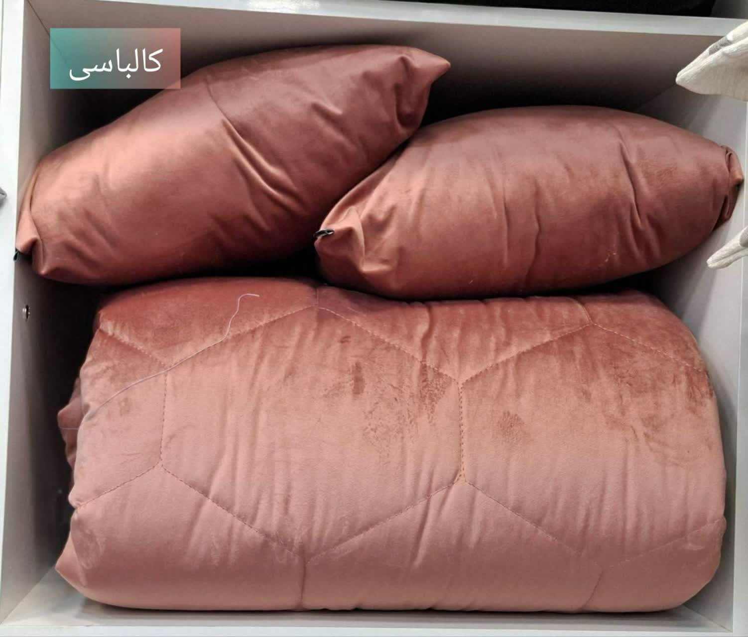 تصویر 2 از قیمت عمده روتختی مخمل کالیفرنیا دو نفره + فروش ویژه