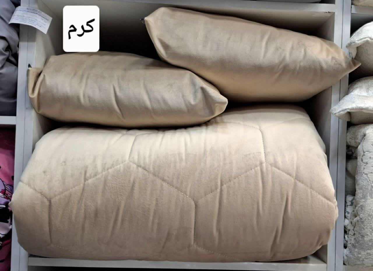 تصویر 4 از قیمت عمده روتختی مخمل کالیفرنیا دو نفره + فروش ویژه