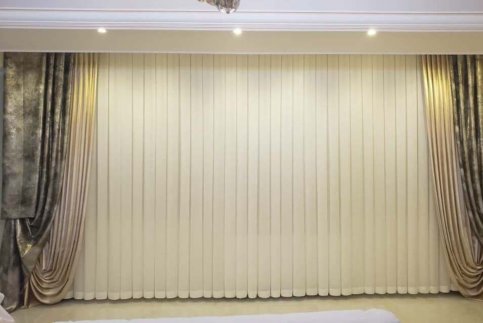 تصویر 1 از فروش پارچه پرده ای حریر محو