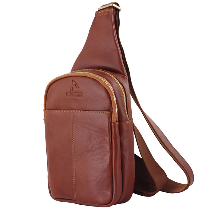 تصویر 3 از فروش ویژه + قیمت استثنائی کوله تک بند چرم
