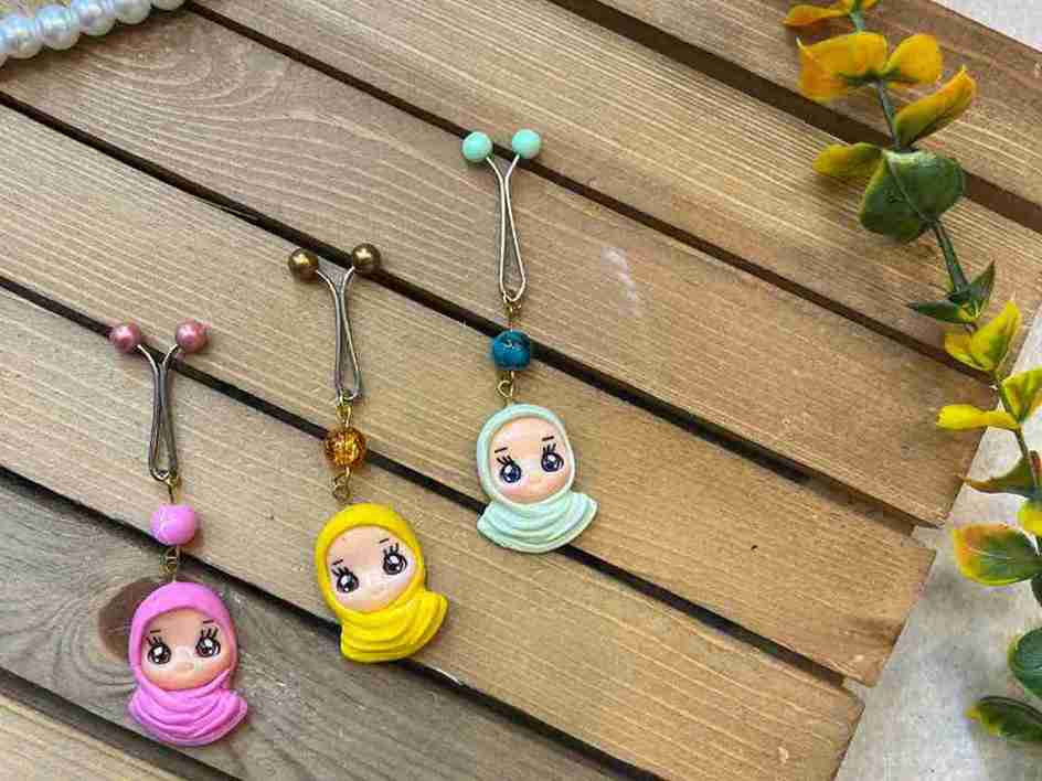 تصویر 5 از معرفی گیره روسری عروسکی  + بهترین قیمت خرید عمده