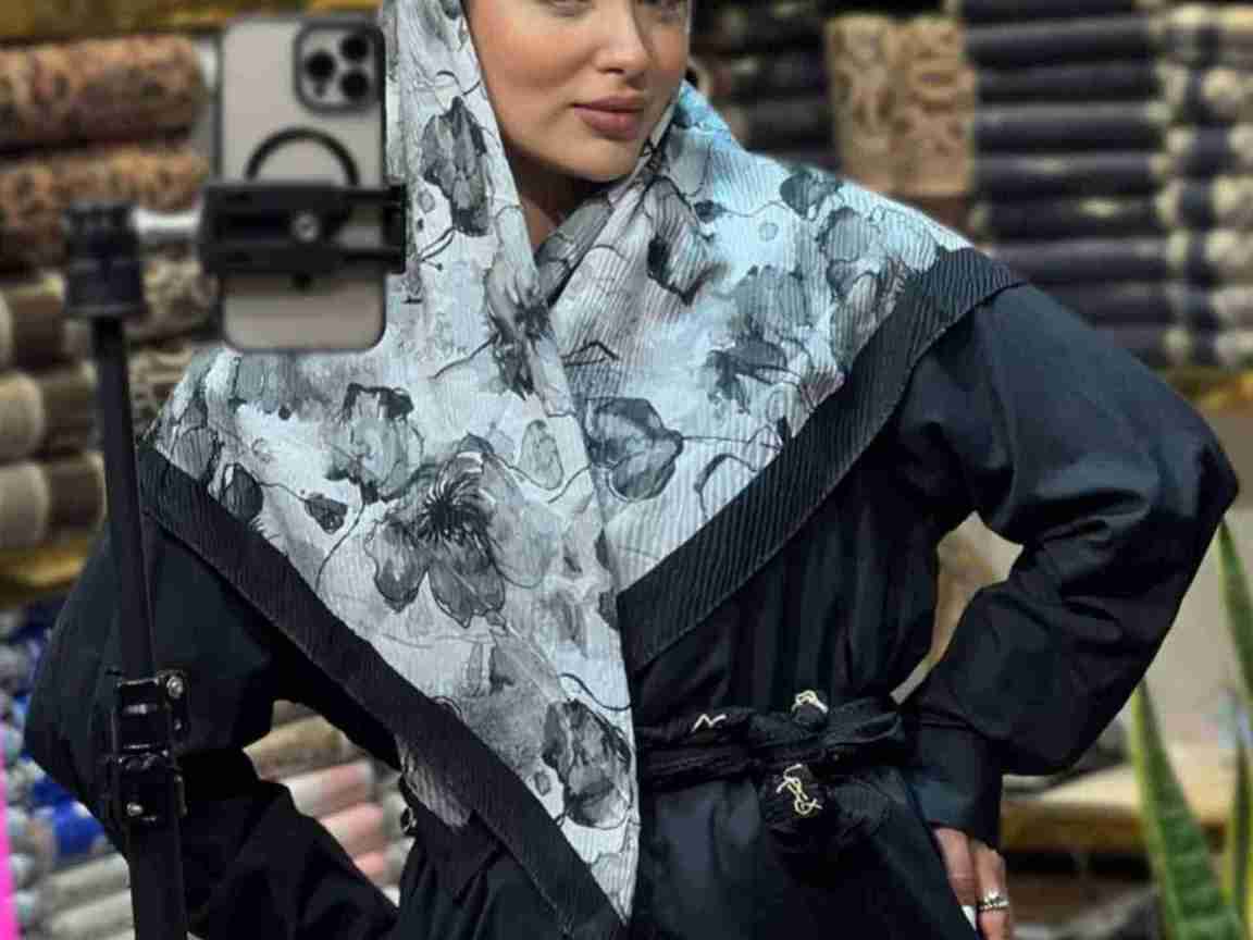 تصویر 3 از فروش روسری پاییزه طرح دار + قیمت خرید به صرفه
