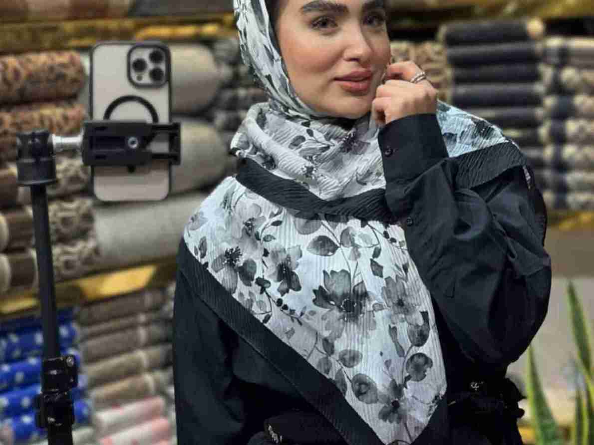 تصویر 5 از فروش روسری پاییزه طرح دار + قیمت خرید به صرفه