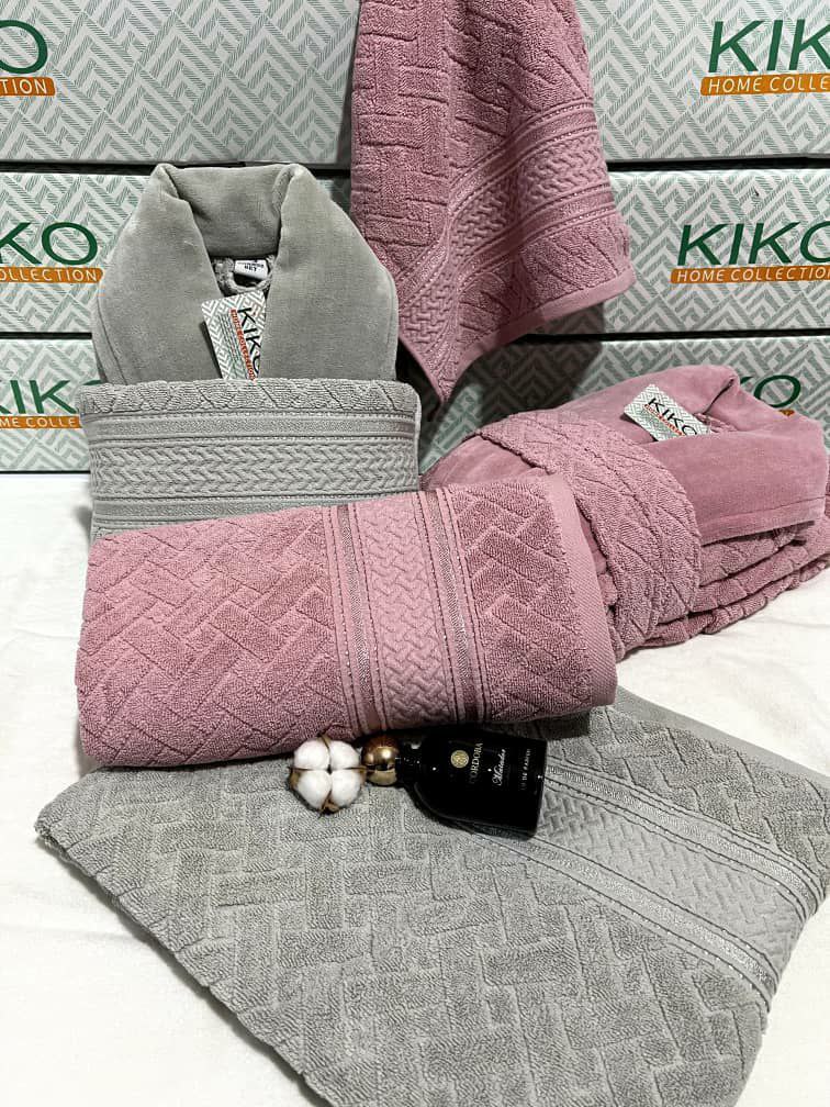 تصویر 1 از فروش عمده حوله های ست kiko + تنوع رنگ