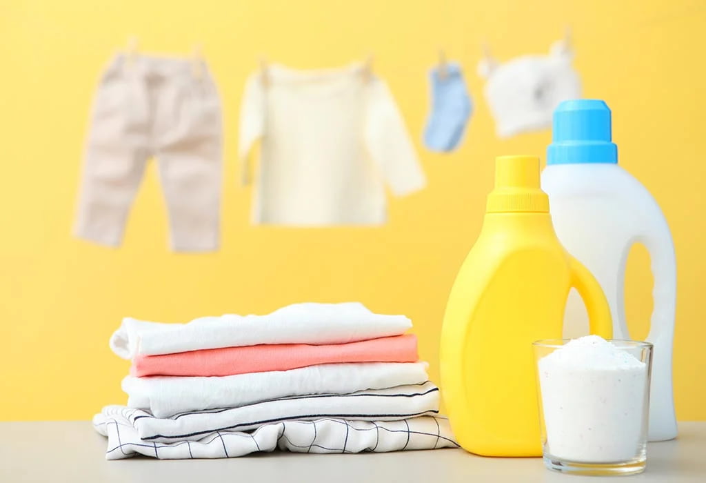 تصویر 4 از فروش مایع لباسشویی مناسب لباس تیره کودک + قیمت خرید به صرفه