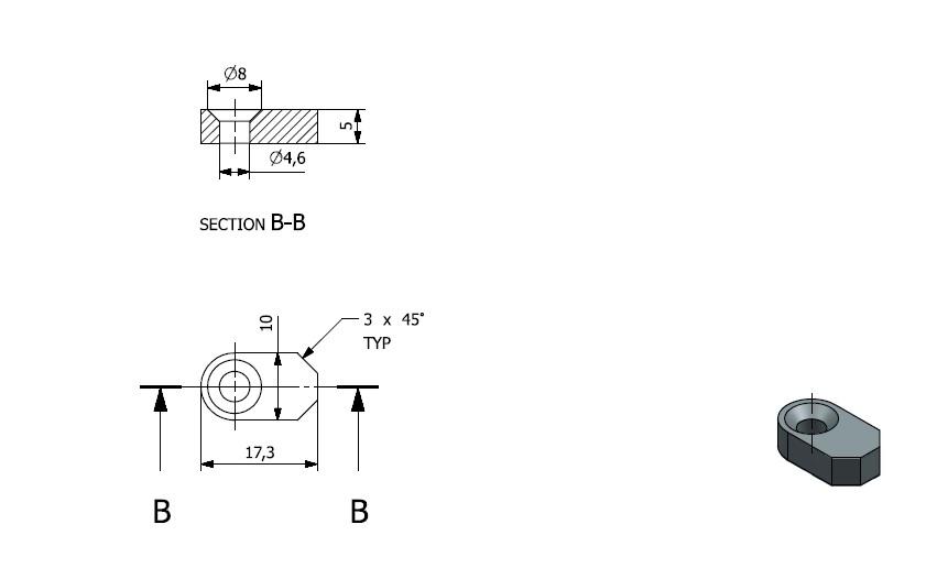 تصویر 1 از Retaining clip توربین