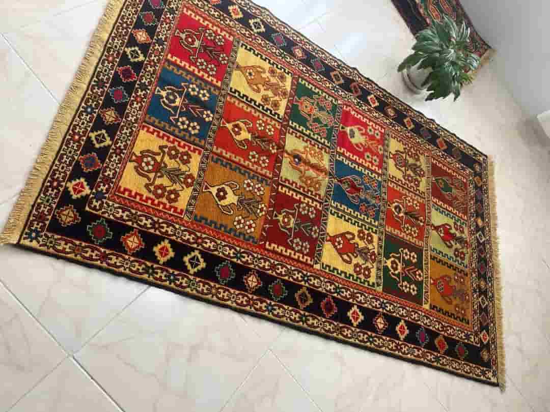 تصویر 1 از قیمت خرید گلیم ورنی عمده به صرفه و ارزان