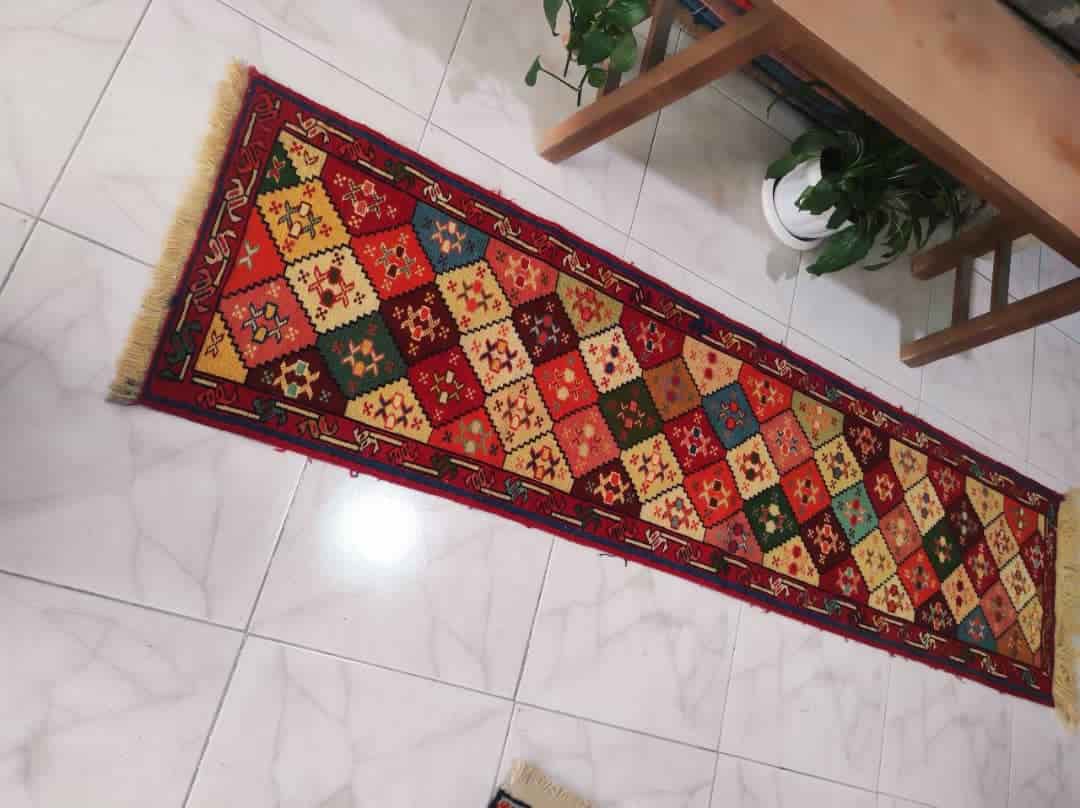 تصویر 3 از گلیم سوماک با الیاف طبیعی و بافت نفیس