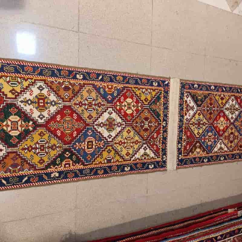 تصویر 1 از گلیم سوماک با الیاف طبیعی و بافت نفیس