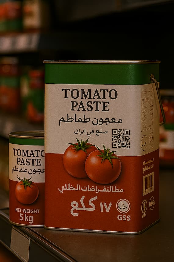 تصویر 3 از قیمت رب گوجه فرنگی ۱۷ کیلویی