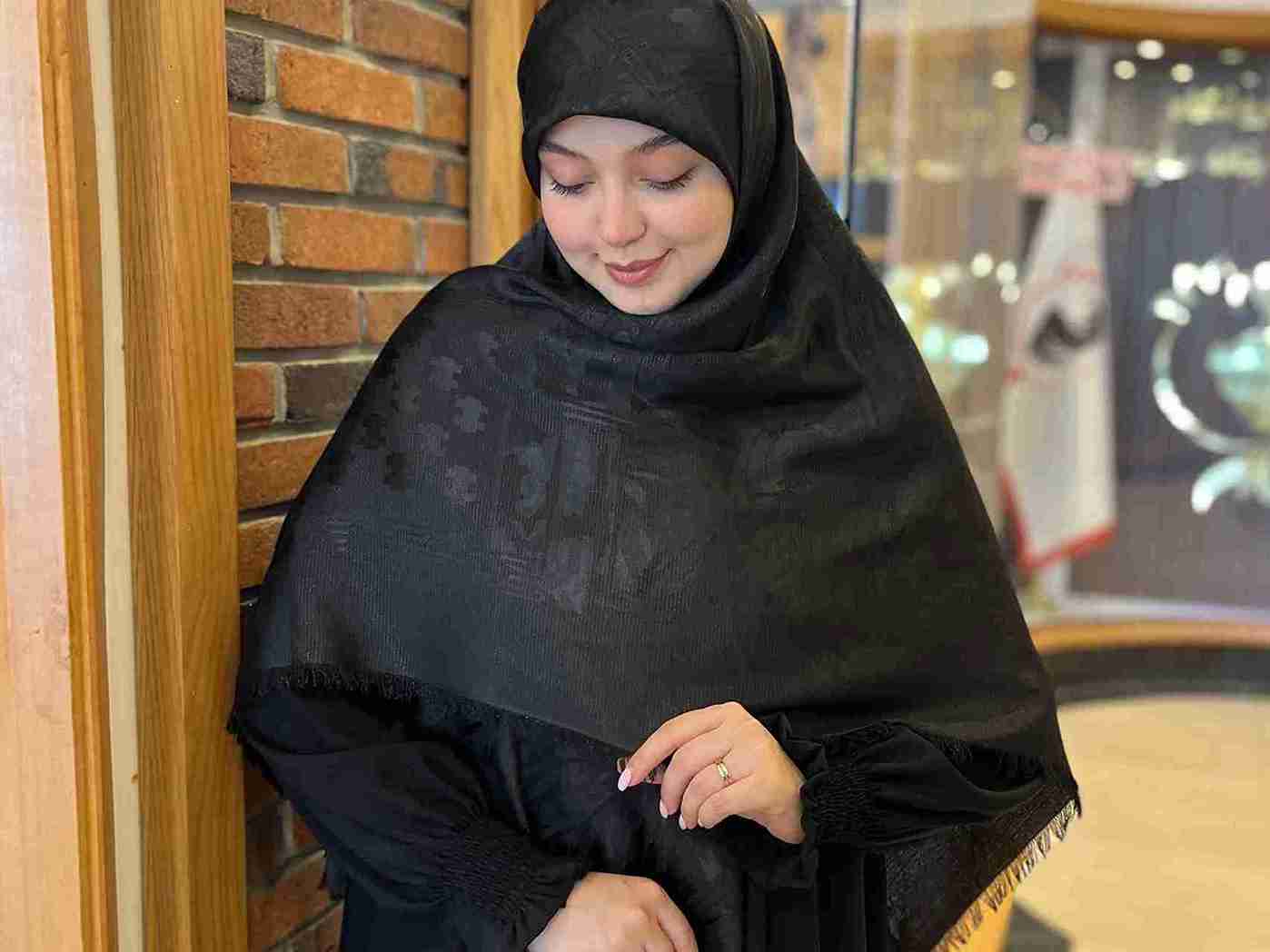تصویر 3 از خرید و قیمت روسری نخ ابریشم ژاکارد + فروش عمده