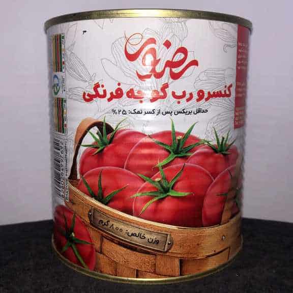 تصویر 1 از رب گوجه فرنگی مزه افق