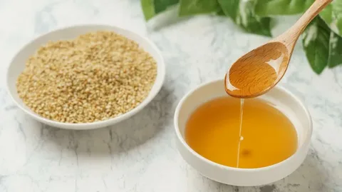 تصویر 3 از روغن کنجد اصل بدون پالم طلایی با عطر مطبوع