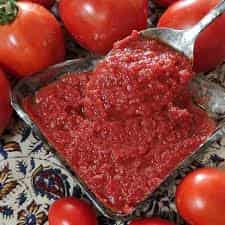 رب گوجه فرنگی پنج کیلویی کم‌ نمک با طعم طبیعی