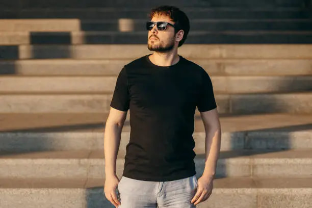 تصویر 3 از قیمت خرید تیشرت مردانه لش مشکی و فروش ویژه