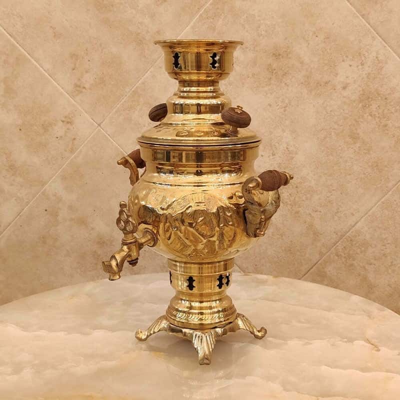 تصویر 3 از قیمت خرید سماور ذغالی آنتیک + فروش ویژه