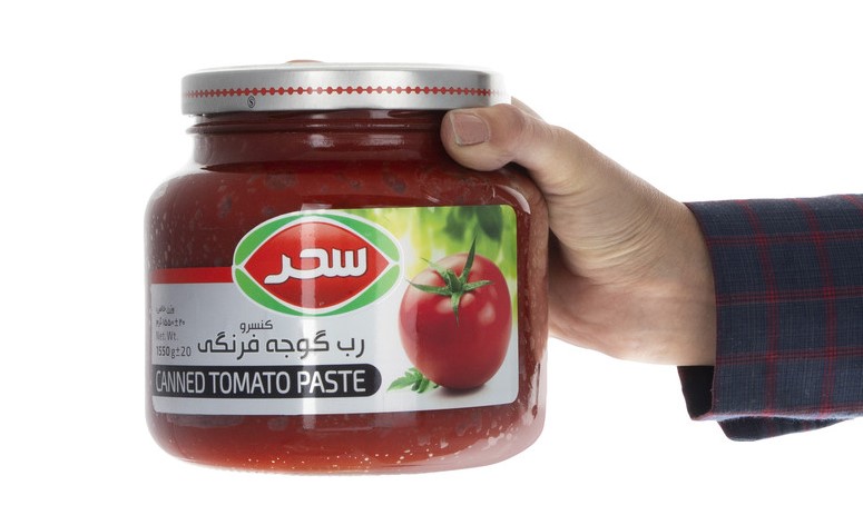 تصویر 3 از قیمت خرید رب گوجه 1550 گرمی سحر با فروش عمده