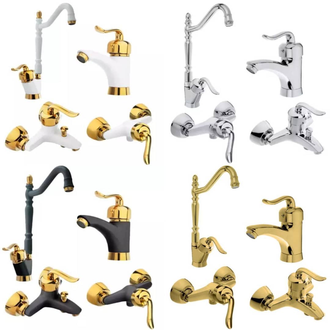تصویر 2 از شیرآلات بهداشتی مشکی طلایی + خرید