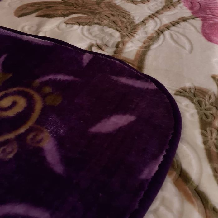 تصویر 1 از خرید پتو گلدار زمرد نیکوباف + قیمت ویژه