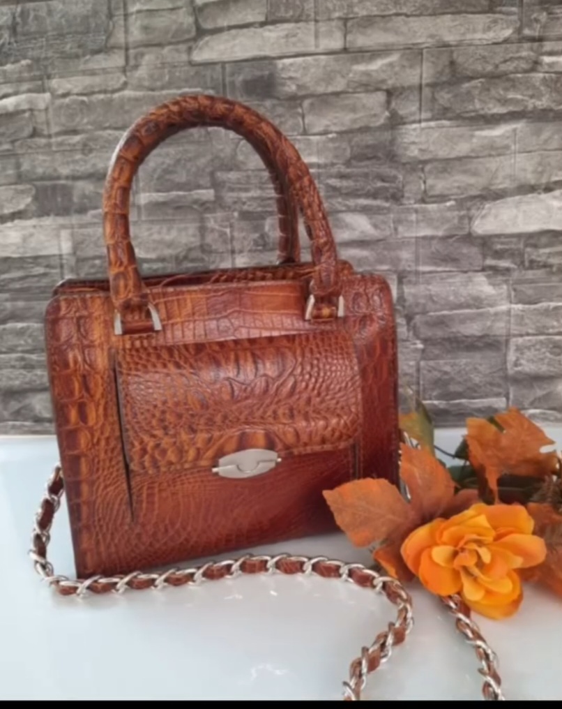 تصویر 1 از کیف چرم مجلسی دست دوز