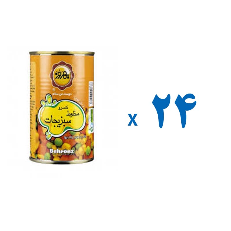 تصویر 3 از خرید و فروش کنسرو مخلوط سبزیجات بهروز