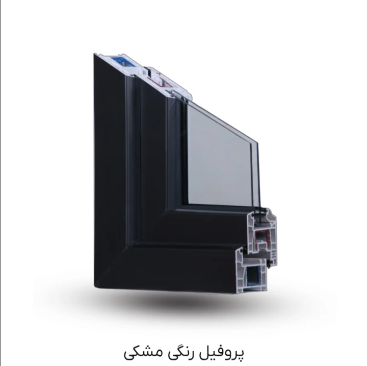تصویر 1 از خرید پروفیل Upvc فریم پلاس مشکی