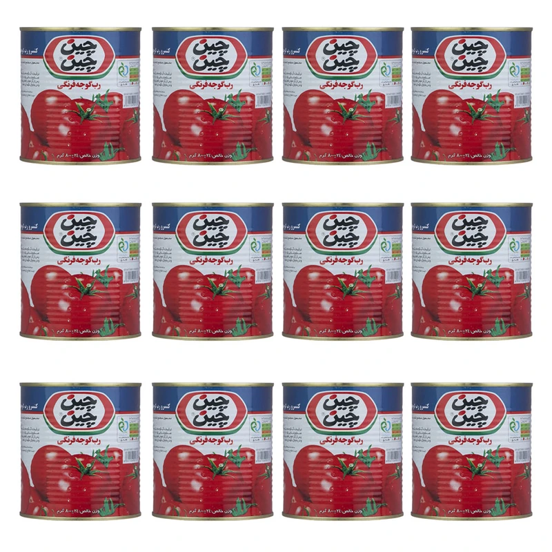 تصویر 3 از قیمت خرید رب گوجه چین چین 800 گرمی بسته 2 عددی + فروش ویژه